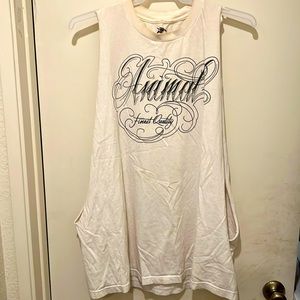 🔥ANIMAL TATTOO GYM SLEEVELESS TANK RARE FIND!!